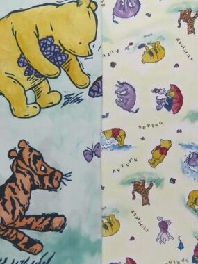 Vintage 1997 Winnie Pooh Four Seasons Comforter Twin Disney Classic RARE Read!